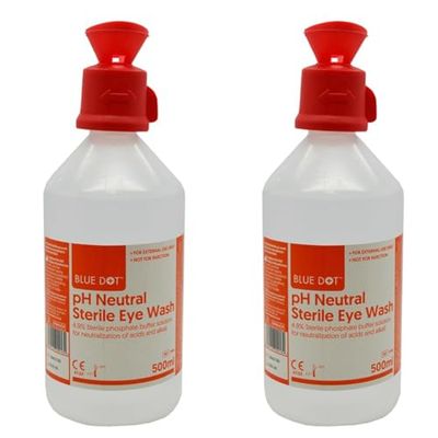 Blue Dot Chemical Neutralising Eye Wash 500 ml (Pack of 2)