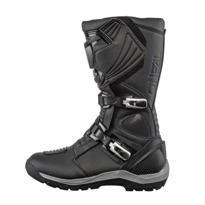 O'Neal | Motorcycle Boots | Enduro Adventure | Rugged & Waterproof Touring Boot, Metal Reinforced Insole, Replaceable Footbed | Sierra Pro Boot | Adult | Black | Size 44