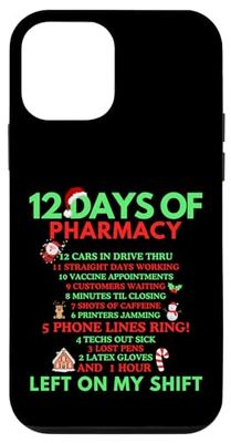 Custodia per iPhone 12 mini 12 giorni di Natale in farmacia, Natale tecnologico in farmacia