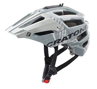 Cratoni AllTrack Casque Mixte-Adulte, Caoutchouc Gris, S/M (54-58 cm)