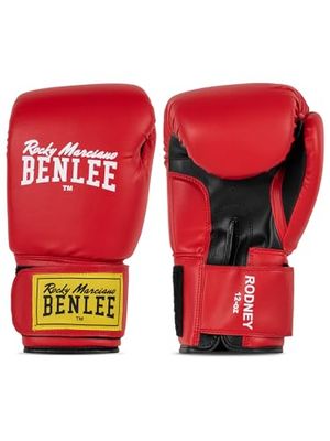 Benlee Rocky Marciano Rodney Luva de boxe (PVC), vermelho/preto, tamanho 8