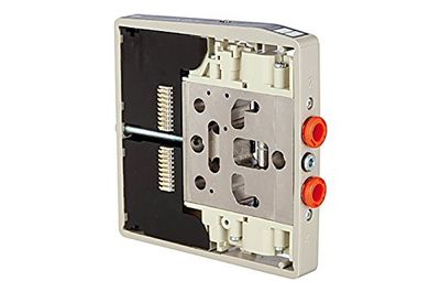 RIEGLER 106683-L 6 ventielschijf HDM, aansluiting 6 mm, 3/2-weg monostabiel NC en NO, 1 stuks