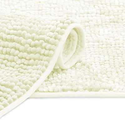 AmeliaHome - Tappetino da bagno, 70 x 120 cm, antiscivolo, colore: Crema