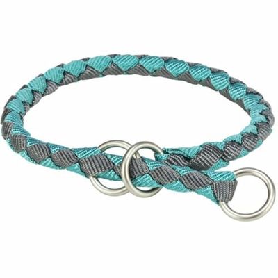 TRIXIE Collar de Ent Cavo, M, Aqua/Grafito