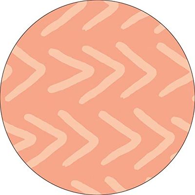 Bonateks, Runt digitalt tryckt musmatta, halkfri undersida, för kontor och hem, diameter: 22 cm