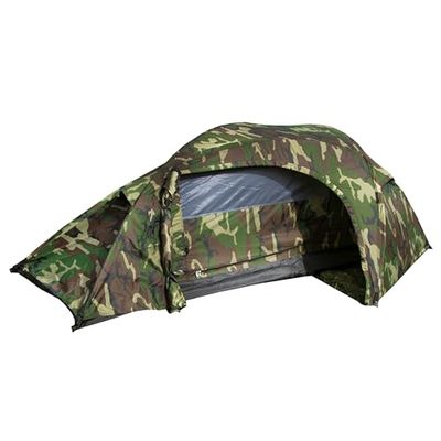 Mil-Tec Recom Woodland Tent voor een man voor vrouwen, eenheidsmaat