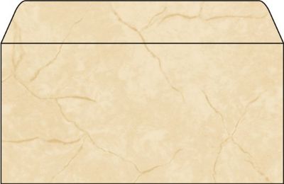 SIGEL DU185 Enveloppes motif granit beige, format DL (11 x 22 cm), 50 pièces