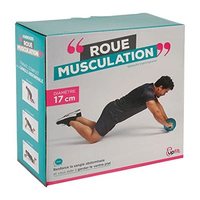 UPFIT - Ruota di sollevamento pesi per cinghia addominale - 2 in 1 ruota stabile e instabile in base alla sua posizione - Peso massimo: 110 kg in uso - Solo su superficie piana