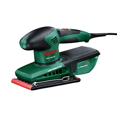 Bosch Home and Garden 0.603.340.300 Lixadeiras orbitais com mala, 240 V, 250 W, eletrónica, superfície 264 cm