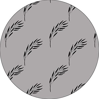 Bonateks, Round Digital Printed Mouse Pad, Non-Slip Base, for Office and Home, Diameter:22cm