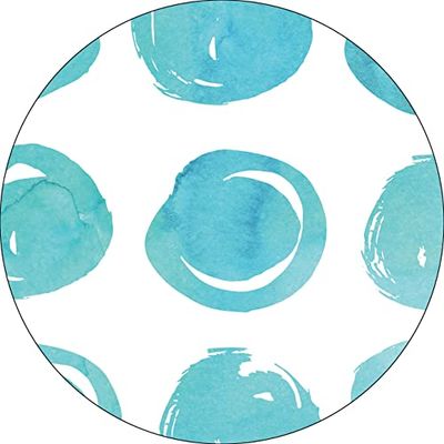 Bonateks, Ronde digitaal bedrukte muismat, antislip onderkant, voor kantoor en thuis, diameter: 22 cm