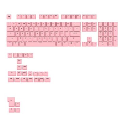 Glorious Gaming - Tasti GPBT Basics (Potion Pink), 8 colori, sublimazione senza scolorimento, per tastiere meccaniche personalizzate 100%,75%,65%,60%, Layout QWERTY americano