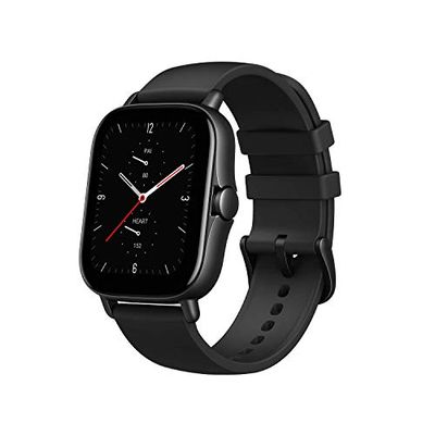 Amazfit GTS 2e Smartwatch sportklocka med 90 sportlägen, 14 dagars batteritid, aktivitets- och hälsospårare med 24 H pulsmätare, sömn, stress och SpO2-skärm, svart