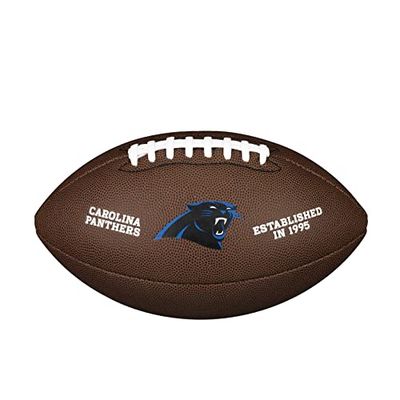 Wilson NFL Team Logo, Ball Unisex-Adult, Brown, Official