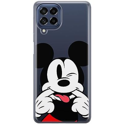 ERT GROUP etui na telefon Samsung M33 5G, case oryginalny i oficjalnie licencjonowany przez Disney, wzór Mickey 052, optymalnie dopasowane, plecki z TPU częściowo przeźroczyste