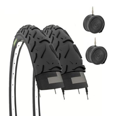 2 banden 16 x 1,95 (50 – 305) + 16 inch bandenkamers voor mountainbike, kinderfiets BMX
