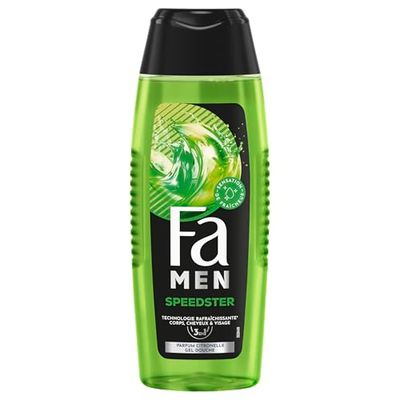 Fa Champô Speedster Bote de 250 ml, conjunto de 3