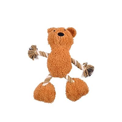 LOVE STORY Jouet Peluche avec Corde Les Doudous Martin l'ours sonore 25x30cm