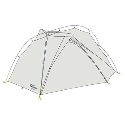 Jack Wolfskin Stratos Lite III Tente dôme Unisexe pour Adulte, Silver Cloud, Taille Unique