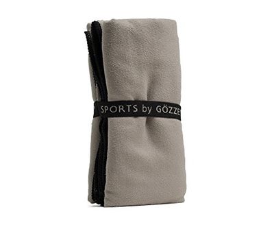 Gözze - Serviette de Sport très absorbante, super douce, Fibre synthétique, 70 x 140 cm - Taupe