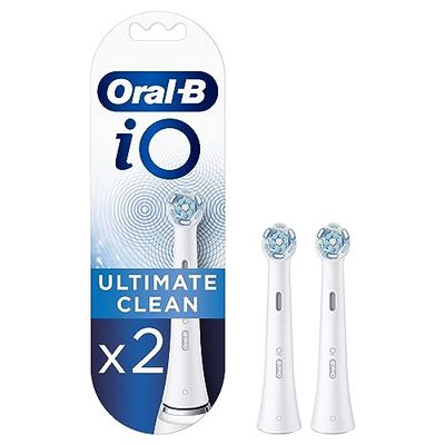 Oral B iO Ultimate Clean Cabezales de recambio, Pack de 2 unidades
