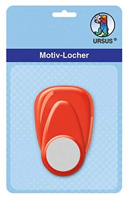 Ursus 19470003 – Perforadora con Palanca, pequeña, círculo, Aprox. 16 mm, Rojo