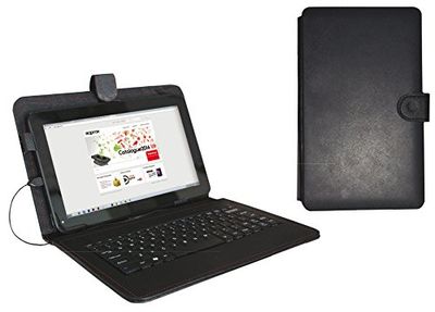 Case with Keyboard – Case for 9 Inch Tablet with Integrated Keyboard, Compact Design, Easy Access to Ports, Durable and Lightweight Material*