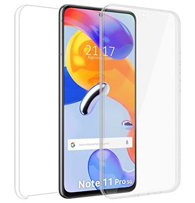 Dubbelfodral Transparent Pc + TPU Full Body 360 för Xiaomi Redmi Note 11 Pro / 11 Pro 5G