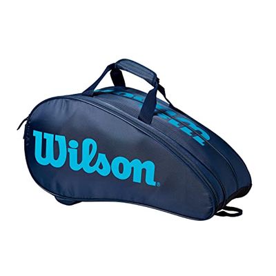Wilson Borsa da Padel Rak Pak, Per un Massimo di 6 Racchette, Blu Marino/Blu, WR8901701001