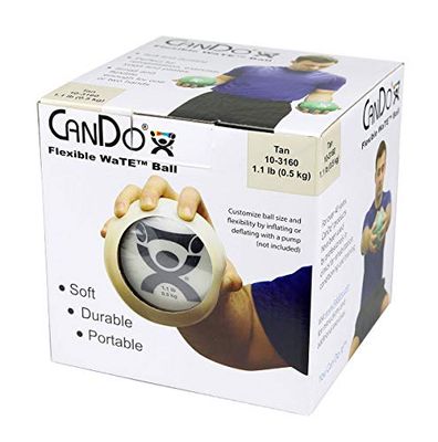 CanDo Gewichtsbal - trainingsbal, beige, 0,5 kg