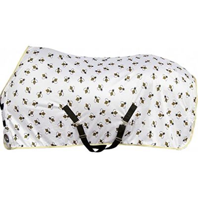 HKM Bee 1243 Couverture pour Cheval Blanc/Jaune 135