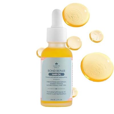 Nature Spell Bond Repair - Aceite capilar de 30 ml - Protege y restaura el cabello debilitado - Tratamiento capilar adecuado para todo tipo de cabello
