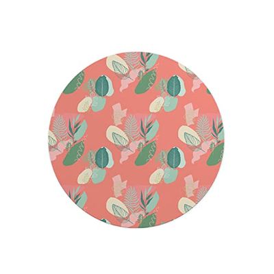 Questo Casa, Tapis de Souris Rond imprimé numérique avec Fond antidérapant pour Bureau et Maison Diamètre 22 cm