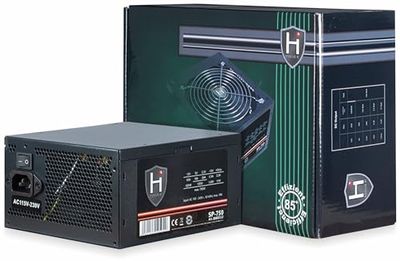 INTER TECH Fuente DE ALIMENTACION 750W HIPOWER SP-750 1X 140MM LÜFTER Retail