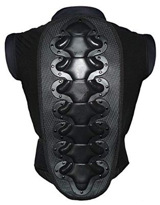Protectwear Colete protetor para cross, motocicleta, esqui e snowboard, preto, tamanho S/M