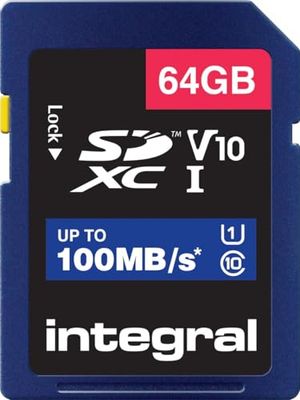 MEMORIA INTEGRAL V10 CLASE 10 UHS-I U1 SDXC 64GB TARJETA