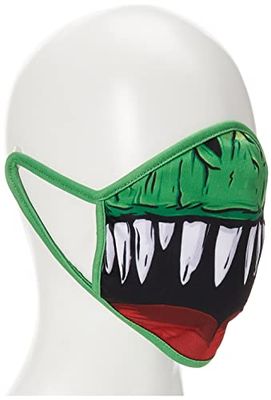 Wild Republic Masque adulte Wild Smiles de pouvant se superposer à un masque à usage médical, réutilisable, lavable, couvrant la bouche et le nez, avec motifs dinosaures
