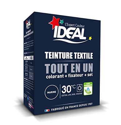 Ideal Teinture Textile Tout en un 350 g Bleu Marine