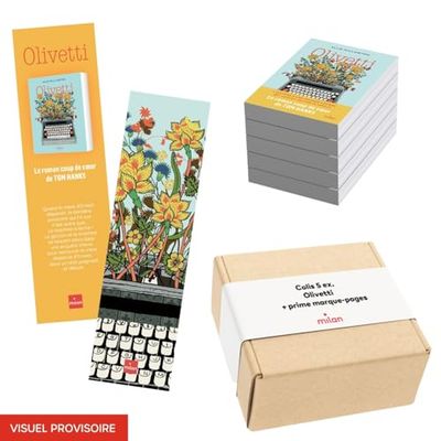 Colis 5 ex. + lot de 20 marque-pages Olivetti MILAN 2025