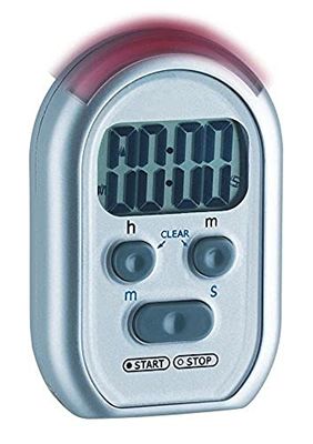 TFA Dostmann Shake Awake digital timer och stoppur, 38.2019, med larm/ljussign/vibrationslarm