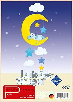 Pebaro 374/2S Modèle de scie à chantourner Souris mobile sur la lune