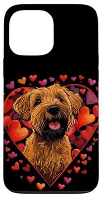 Valentine's Day Soft Coated Wheaten Terrier Case for iPhone 13 Pro Max
