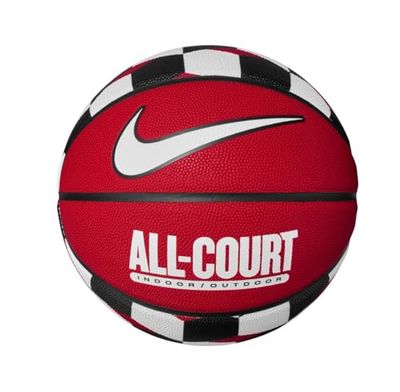 Nike Unisex - Vuxen Everyday All Court 8P Graphic Deflated Basket, University Red/Svart/Vit, 7