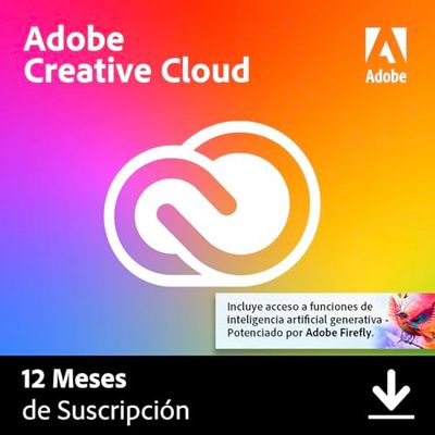 Adobe Creative Cloud | Standard | 1 Año | PC/Mac |Descarga Digital