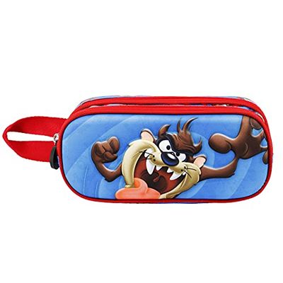Looney Tunes Taz-etui, 3D, dubbel