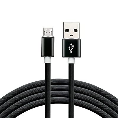 everActive - Cavo micro USB in nylon, ricarica rapida fino a 2,4 A, lunghezza: 150 cm, modello: CBB-1.5MB, colore: nero