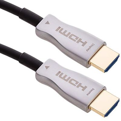 BeMatik - HDMI-kabel 2.0 stekker Ultra HD 4K actieve glasvezel 20m (HG072)