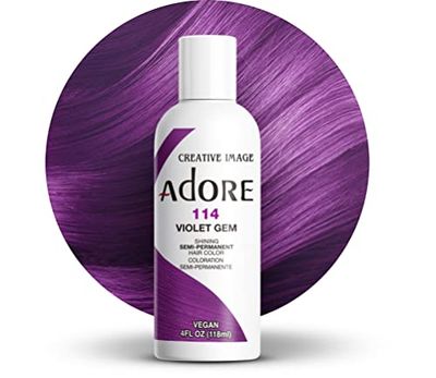 Adore tinta semipermanente per capelli, 114 viola (Violet Gem)