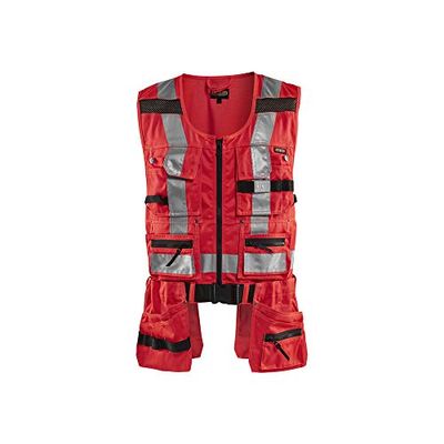 Blaklader 303218045500M High Vis gereedschap vest, High Vis rood, maat M