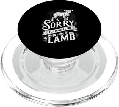 Espectáculo de cordero Espectáculo de ganado de cordero Show de cordero PopSockets PopGrip para MagSafe